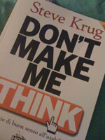 Copertina del libro Don't make me think di Steve Krug