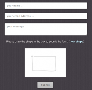 MotionCAPTCHA form