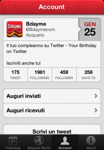 Bdayme your birthday on Twitter