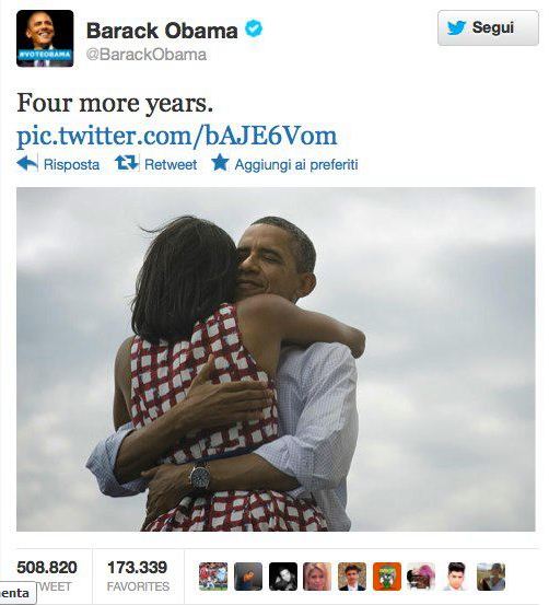 Obama presidente del retweet