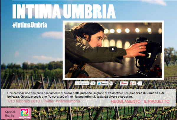 Intima Umbria: Scoprire l’Umbria grazie a Instagram