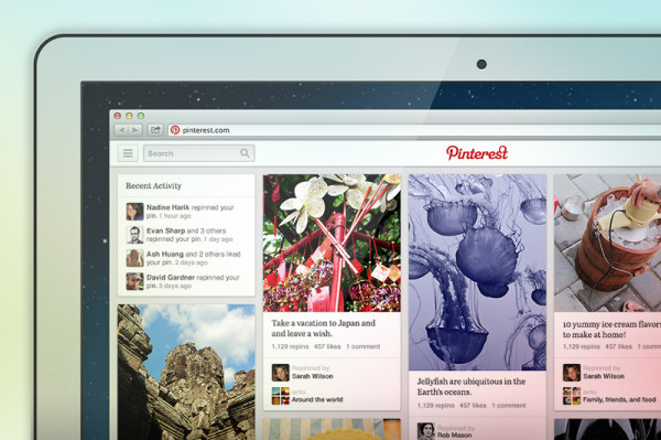 Nuova veste grafica per Pinterest