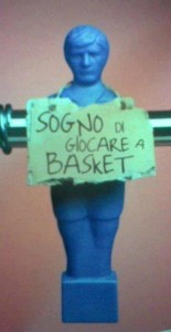 sogno di giocare a basket